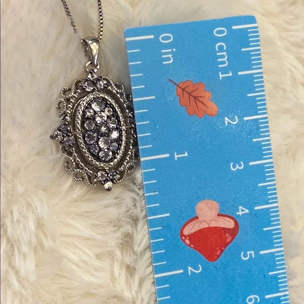 Tanzanite Cluster Pendant - Picture 5 of 5